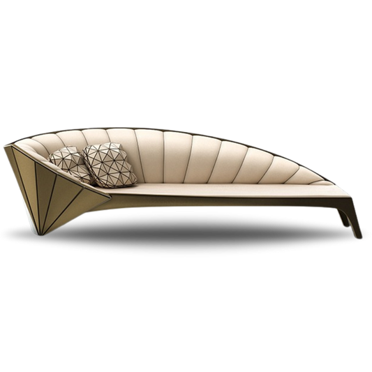 Strabo Bridal Sofa Bronze & Oyster | Bridal Sofa |Event Rentals Dubai