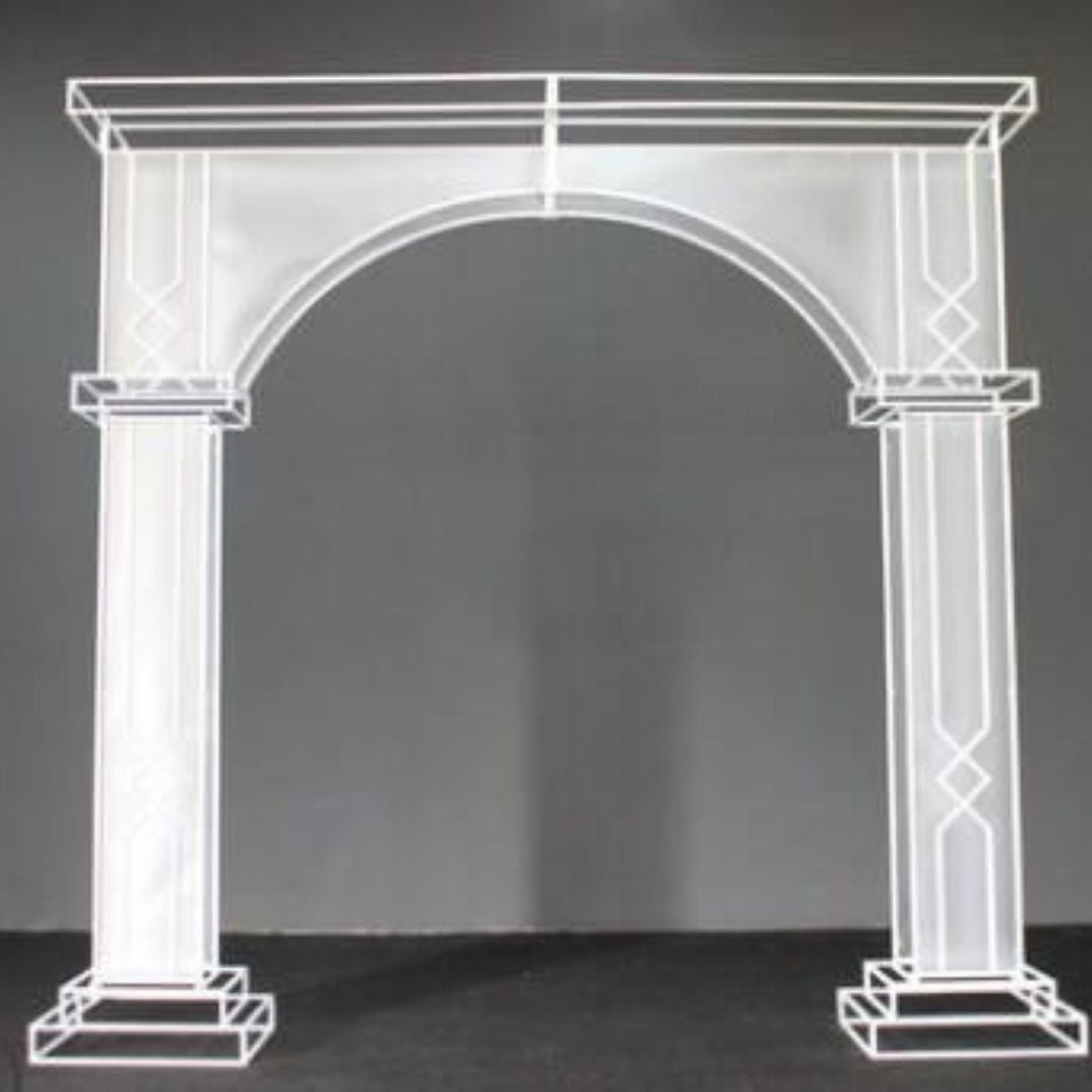 VALENCIA CURVE MODERN ARCH PVC COVER 300CM x 300CM