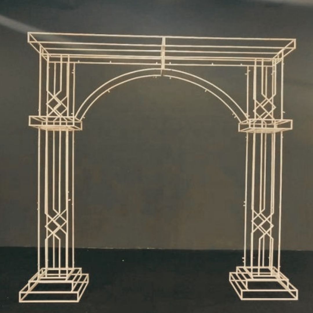 VALENCIA CURVE MODERN ARCH PVC COVER 300CM x 300CM